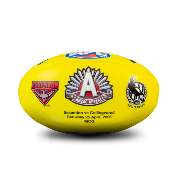 Sherrin AFL ANZAC Day 2026 Super Soft Touch Football size 3