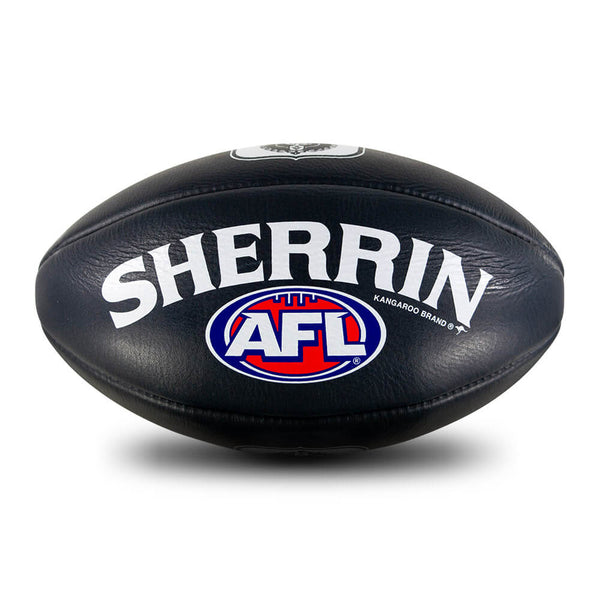 Carlton Blues Sherrin Leather Football size 5