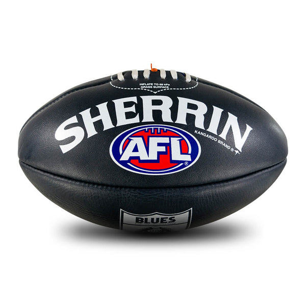 Carlton Blues Sherrin Leather Football size 5