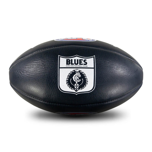 Carlton Blues Sherrin Leather Football size 5