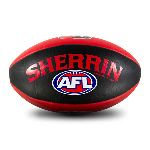 Essendon Bombers Sherrin Leather Football size 5
