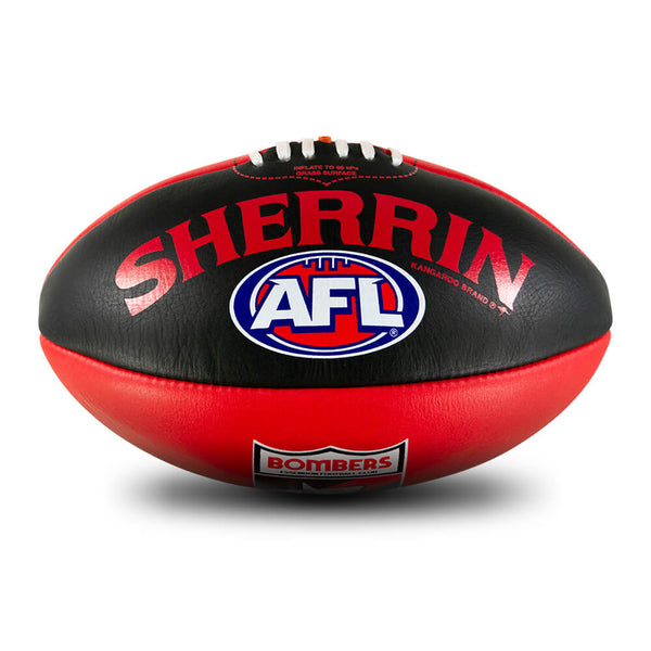 Essendon Bombers Sherrin Leather Football size 5