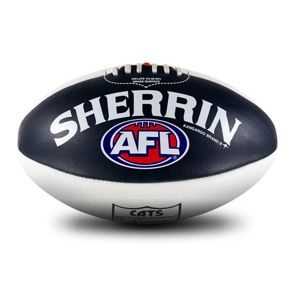 Geelong Cats Sherrin Leather Football size 5