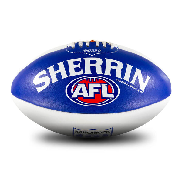 North Melbourne Kangaroos Sherrin Leather Football size 5