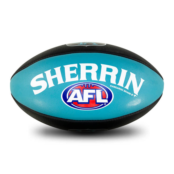 Port Adelaide Power Sherrin Leather Football size 5