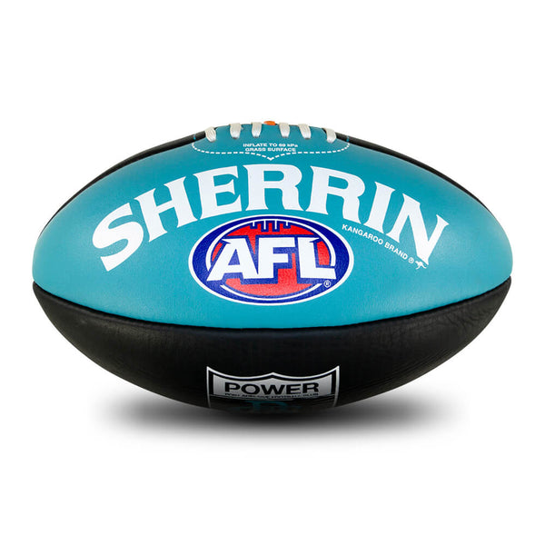 Port Adelaide Power Sherrin Leather Football size 5