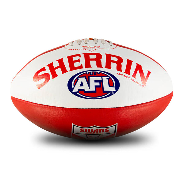 Sydney Swans Sherrin Leather Football size 5