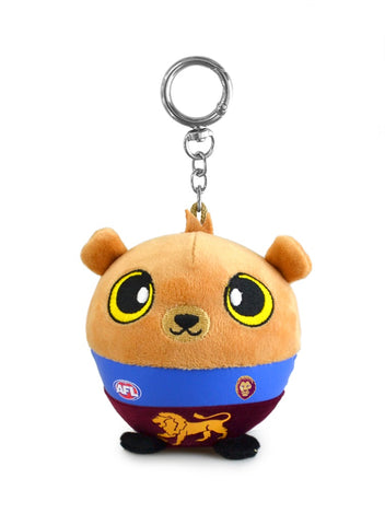 Brisbane Lions AFL Squishii Bag Charm Plush Keychain 7cm