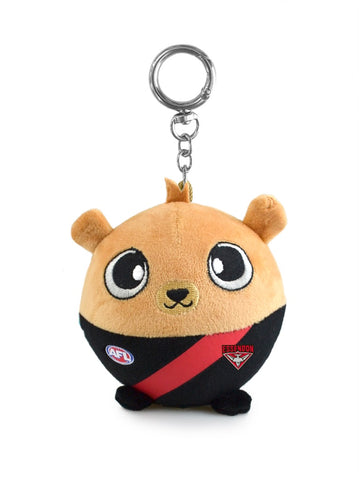 Essendon Bombers AFL Squishii Bag Charm Plush Keychain 7cm
