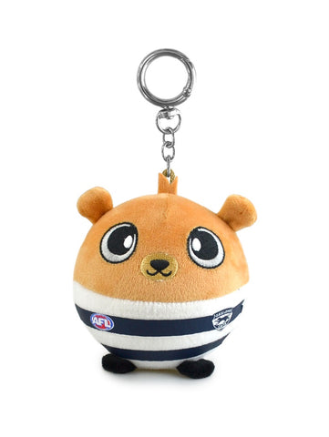 Geelong Cats AFL Squishii Bag Charm Plush Keychain 7cm