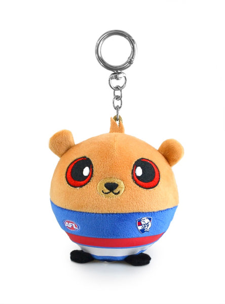Western Bulldogs AFL Squishii Bag Charm Plush Keychain 7cm