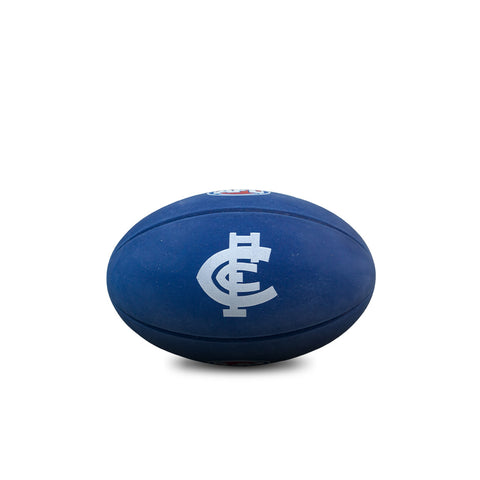 Carlton Blues Sherrin AFL High Bounce Footy 11cm