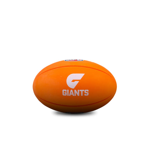 Greater Western Sydney GWS Giants Sherrin AFL High Bounce Footy 11cm