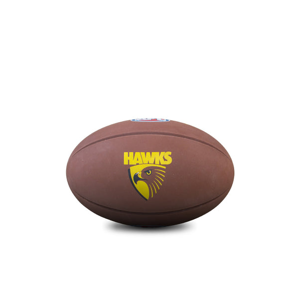 Hawthorn Hawks Sherrin AFL High Bounce Footy 11cm