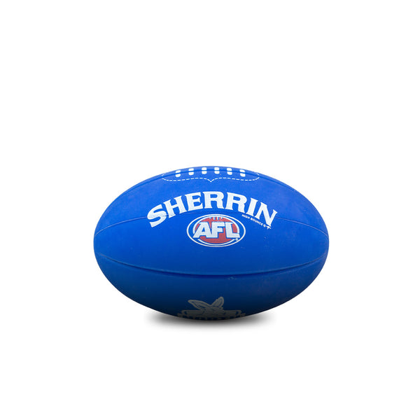 North Melbourne Kangaroos Sherrin AFL High Bounce Footy 11cm