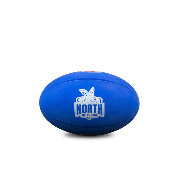 North Melbourne Kangaroos Sherrin AFL High Bounce Footy 11cm