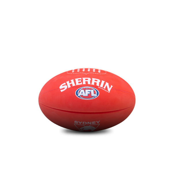Sydney Swans Sherrin AFL High Bounce Footy 11cm