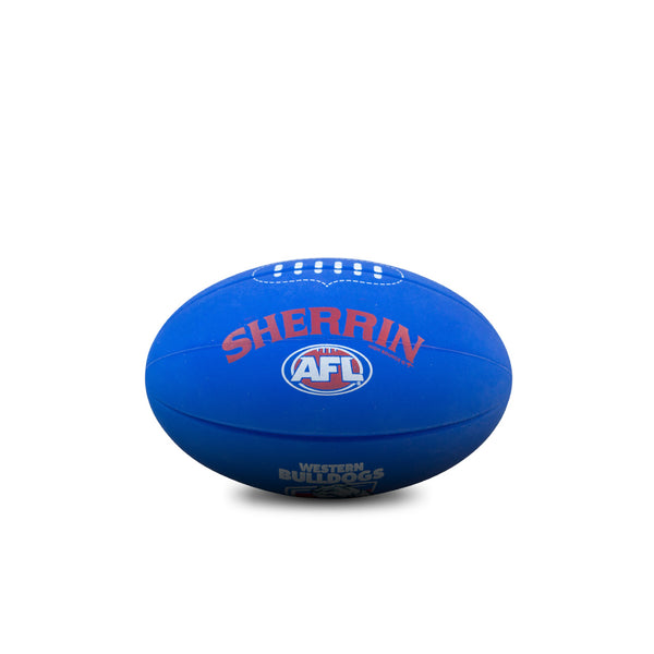 Western Bulldogs Sherrin AFL High Bounce Footy 11cm