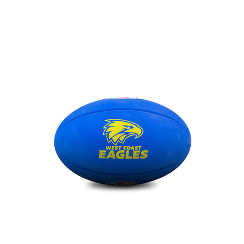 West Coast Eagles Sherrin AFL High Bounce Footy 11cm