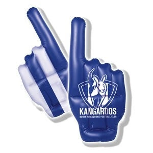 North Melbourne Kangaroos AFL Inflatable Hand 80cm