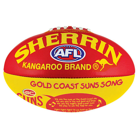Gold Coast Suns Sherrin Team Song Football