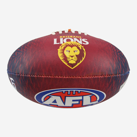Brisbane Lions Aura Synthetic Football size 3