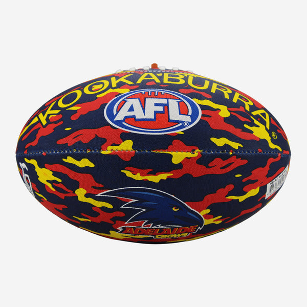 Adelaide Crows Camo Synthetic Football size 5