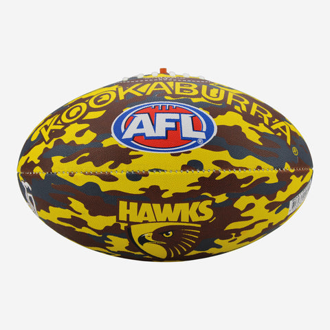 Hawthorn Hawks Camo Synthetic Football size 5