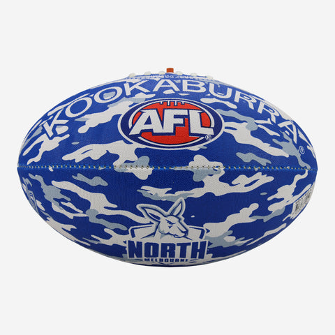 North Melbourne Kangaroos Camo Synthetic Football size 5