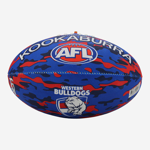 Western Bulldogs Camo Synthetic Football size 5