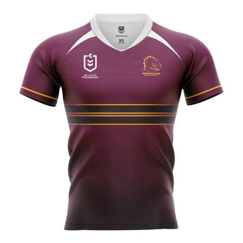 Brisbane Broncos NRL Junior Youth Kids Replica Jerseys
