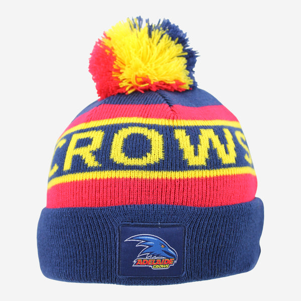 Adelaide Crows Youth Kids Pom Pom Beanie