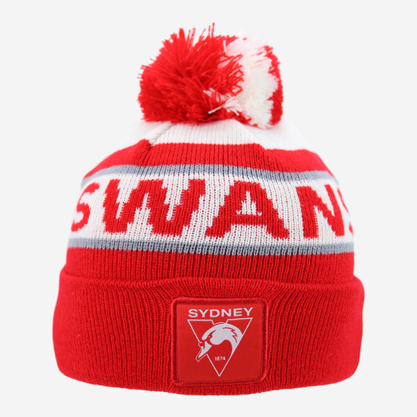 Sydney Swans Youth Kids Pom Pom Beanie