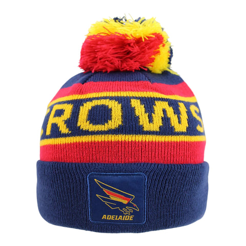 Adelaide Crows Youth Kids Pom Pom Beanie