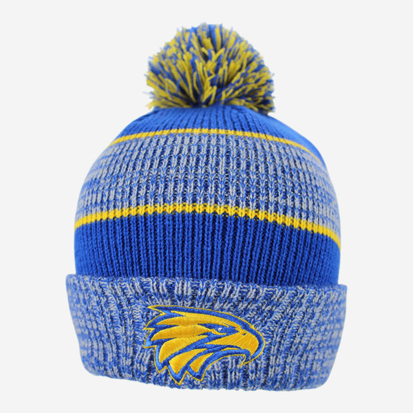 West Coast Eagles Mens Adults Blitz Beanie
