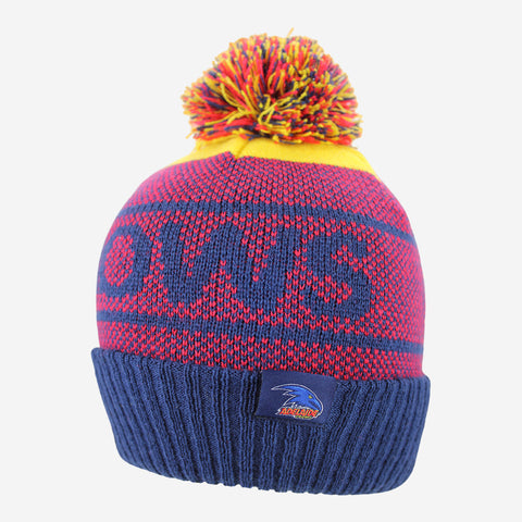 Adelaide Crows Mens Adults Intercept Beanie