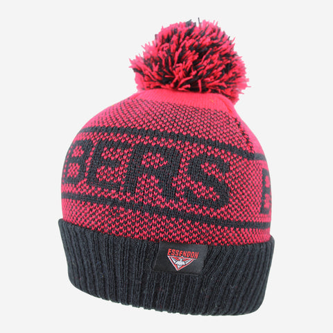 Essendon Bombers Mens Adults Intercept Beanie