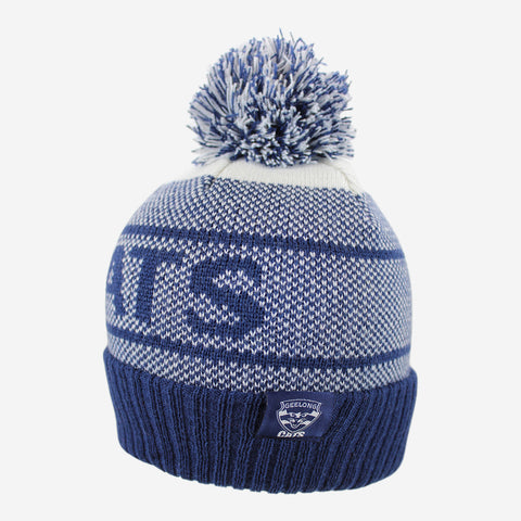 Geelong Cats Mens Adults Intercept Beanie