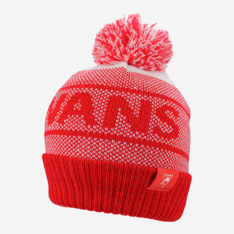 Sydney Swans Mens Adults Intercept Beanie