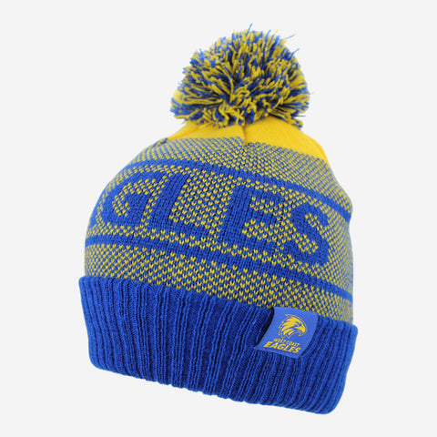 West Coast Eagles Mens Adults Intercept Beanie