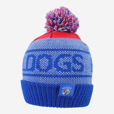 Western Bulldogs Mens Adults Intercept Beanie