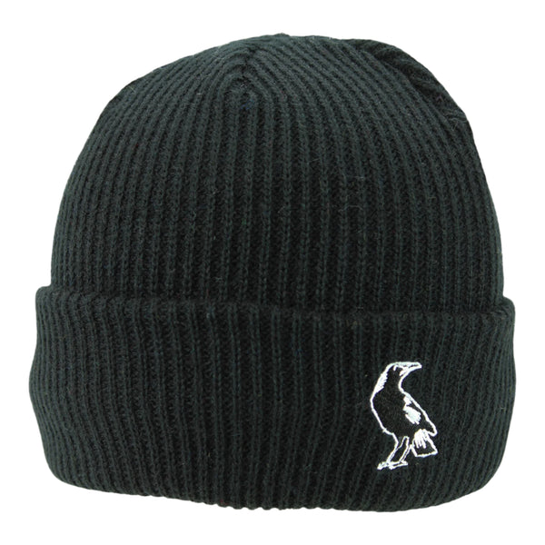 Collingwood Magpies Mens Adults Wharfie Beanie