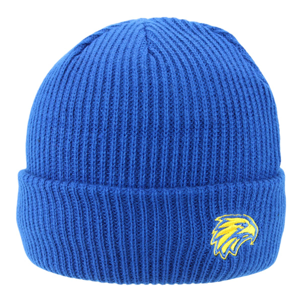 West Coast Eagles Mens Adults Wharfie Beanie