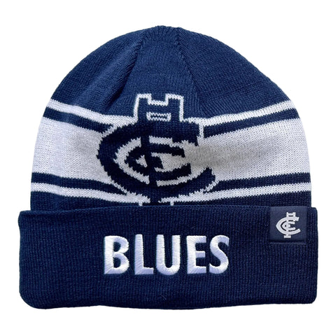 Carlton Blues AFL Mens Reversible Transform Beanie