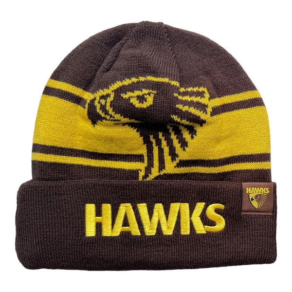 Hawthorn Hawks AFL Mens Reversible Transform Beanie
