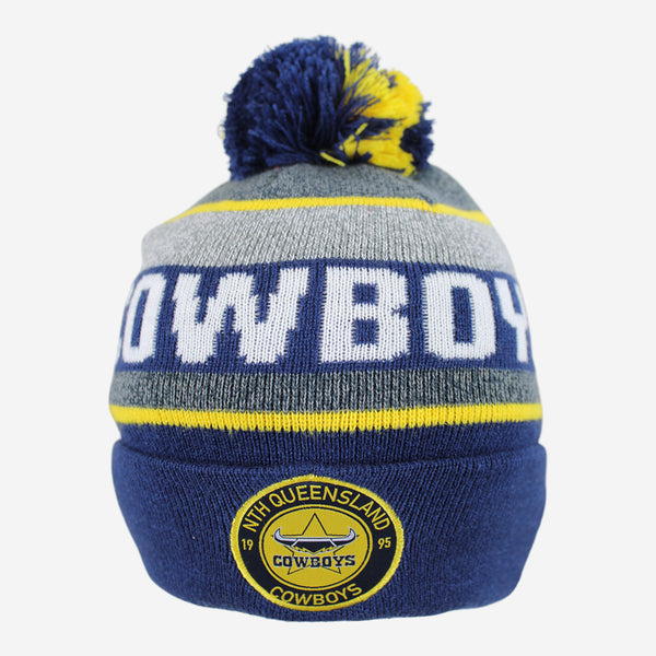 North Queensland Cowboys NRL Tundra Pom Pom Beanie