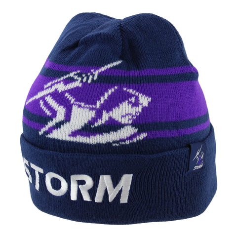 Melbourne Storm NRL Mens Reversible Transform Beanie