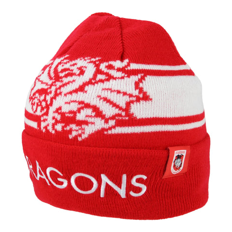 St George Illawarra Dragons NRL Mens Reversible Transform Beanie
