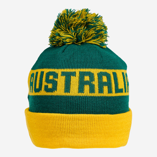 Football Australia Pom Pom Bar Beanie