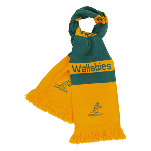 Wallabies Rugby Union Mens Adults Traditional Bar Scarf